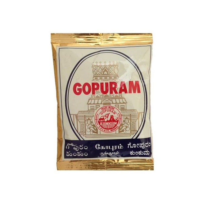 Gopuram Pooja Kumkum 40g- Red