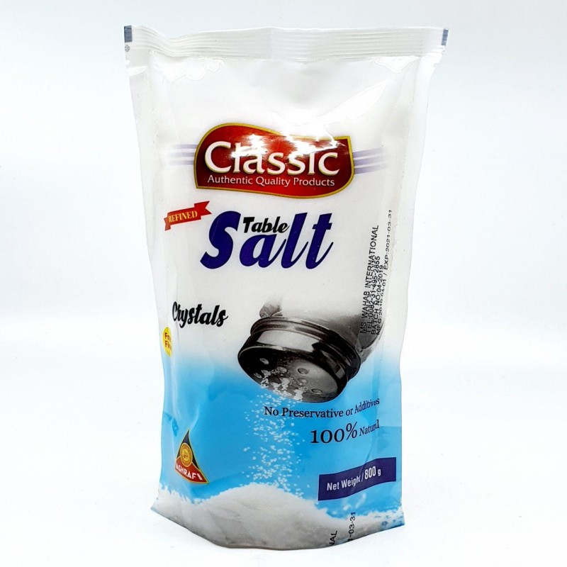 Classic Table Salt 800g