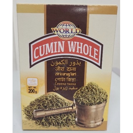 World Cumin Whole 200g