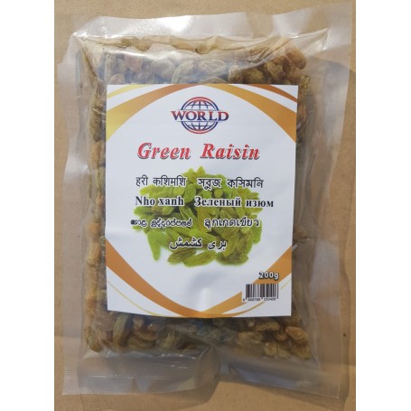 World Green Raisin 200g