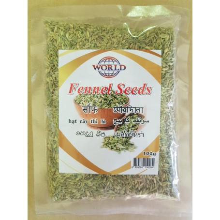 World Fennel Seeds 100g